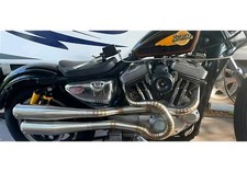 Harley Sportster Iron Custom Exhaust 2 Into 2 Scramble Model Evel Knievel