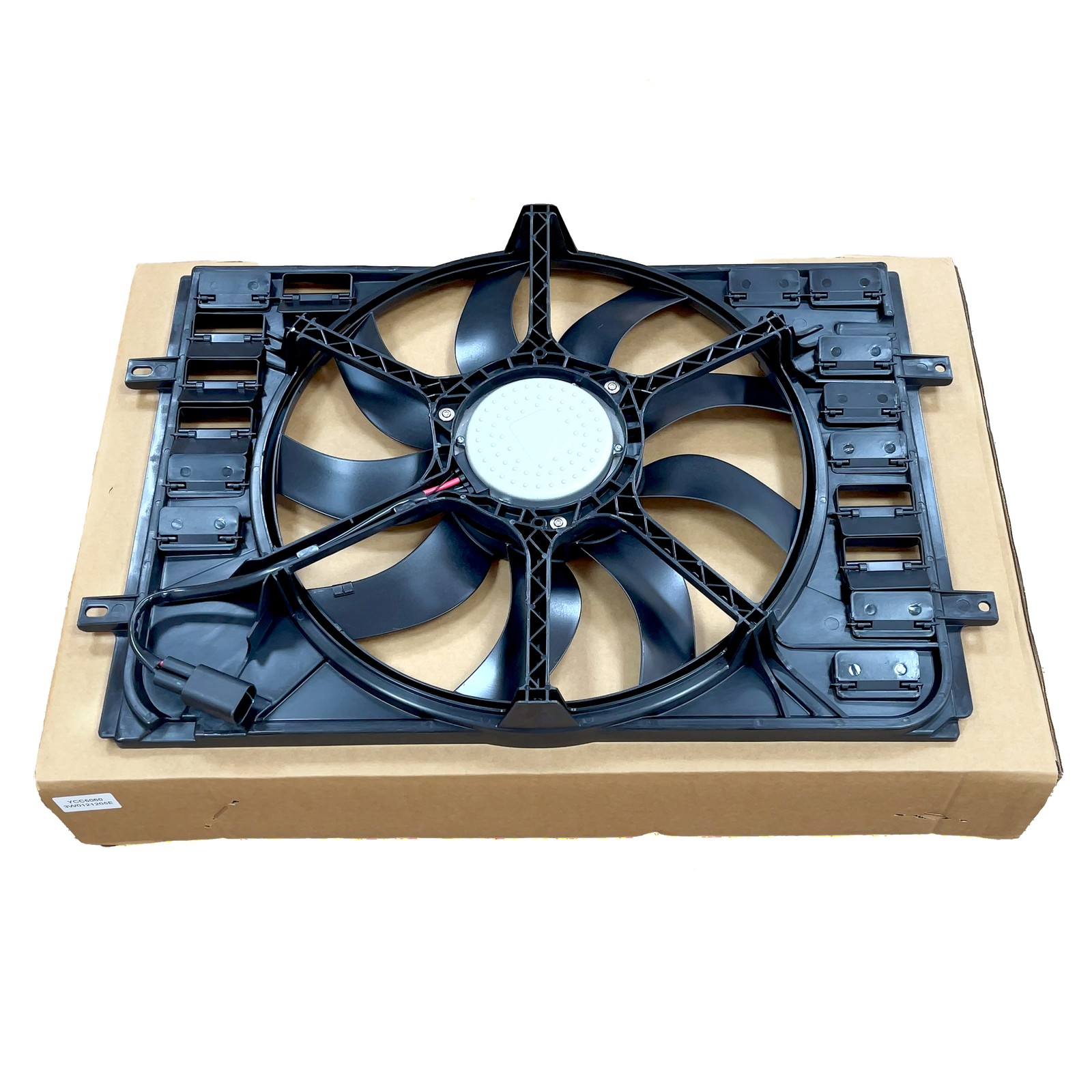 3W0121205E Radiator Cooling Fan Motor Assembly 08-18 for Bentley Continental GT