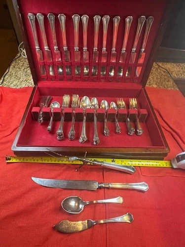Antique Reed & Barton Columbia Sterling Silver Flatware Estate Set
