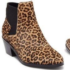 Cole Haan Gia Animal Print Ankle Boots Size 6 B
