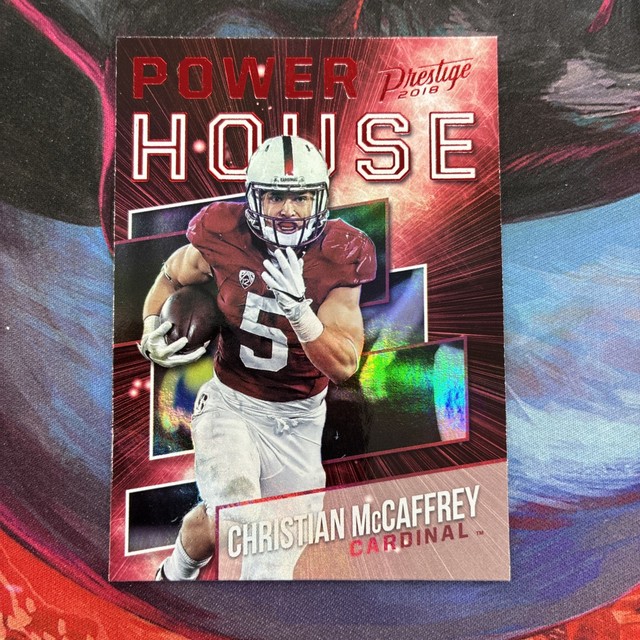2018 Panini Prestige Christian McCaffrey Power House Patch Stanford