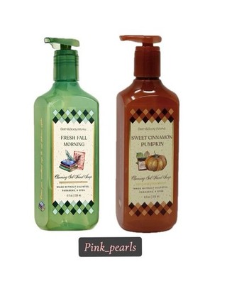 Bath and Body Works Cleansing Gel Handsoap Set of 2~ Paraben, Sulfate & Dye Free