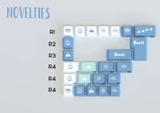 GMK Yeeti Novelties Kit FPTK1246 24pc Keycaps...