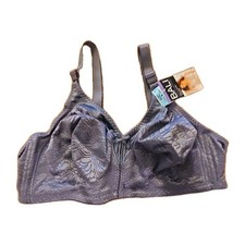 Bali Double Support Lace Wireless Bra Women's 42 D 3372