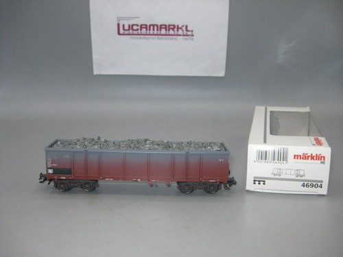 Märklin HO 46904 DB off. Güterwagen mit echter Schieferbruch beladen, #e542 | Condition: Gebraucht