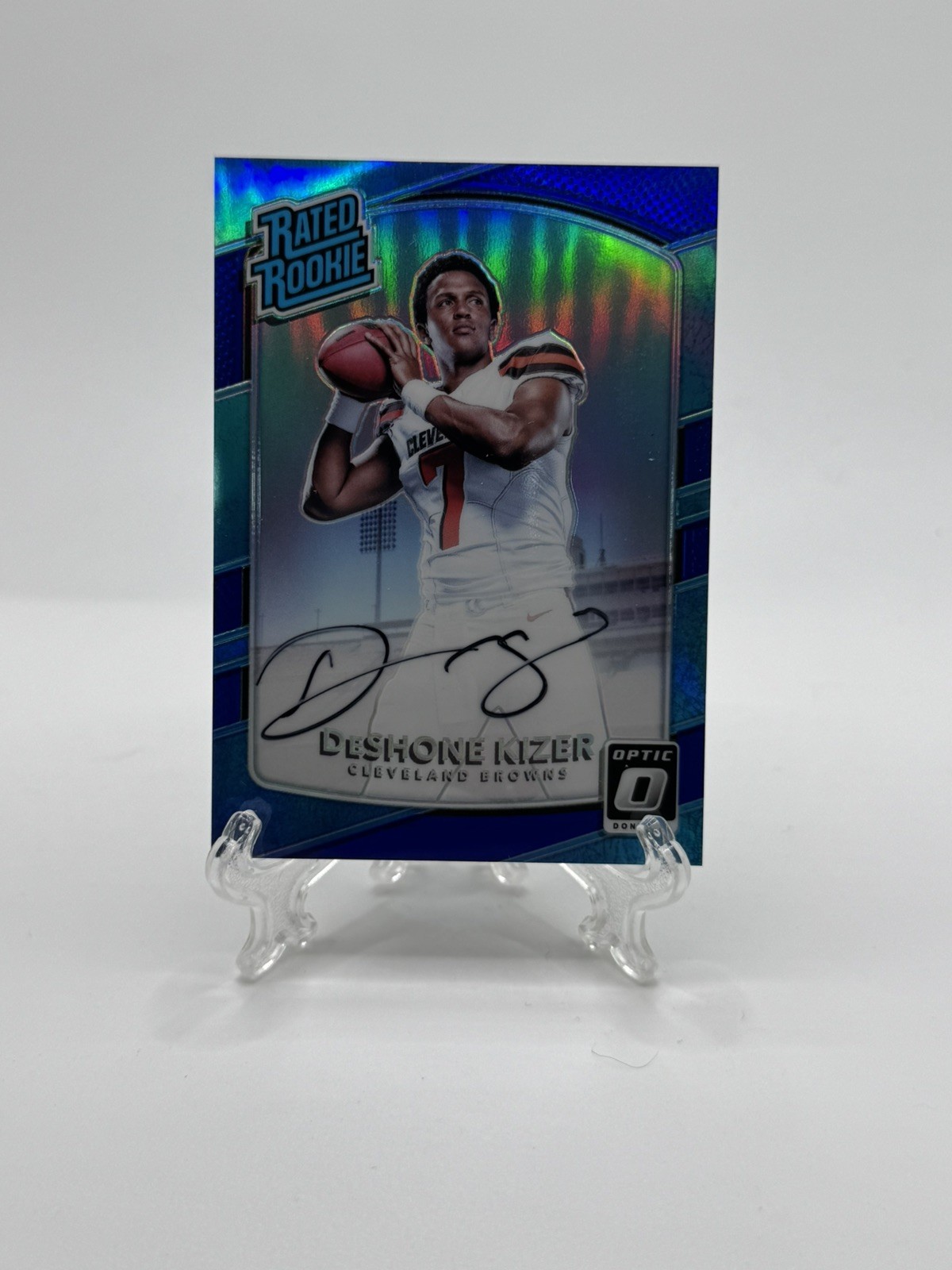 DeShone Kizer Panini Donruss Optic #154 Holo