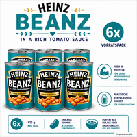 Heinz Baked Beans In Tomatensauce 415G (6Er Pack)