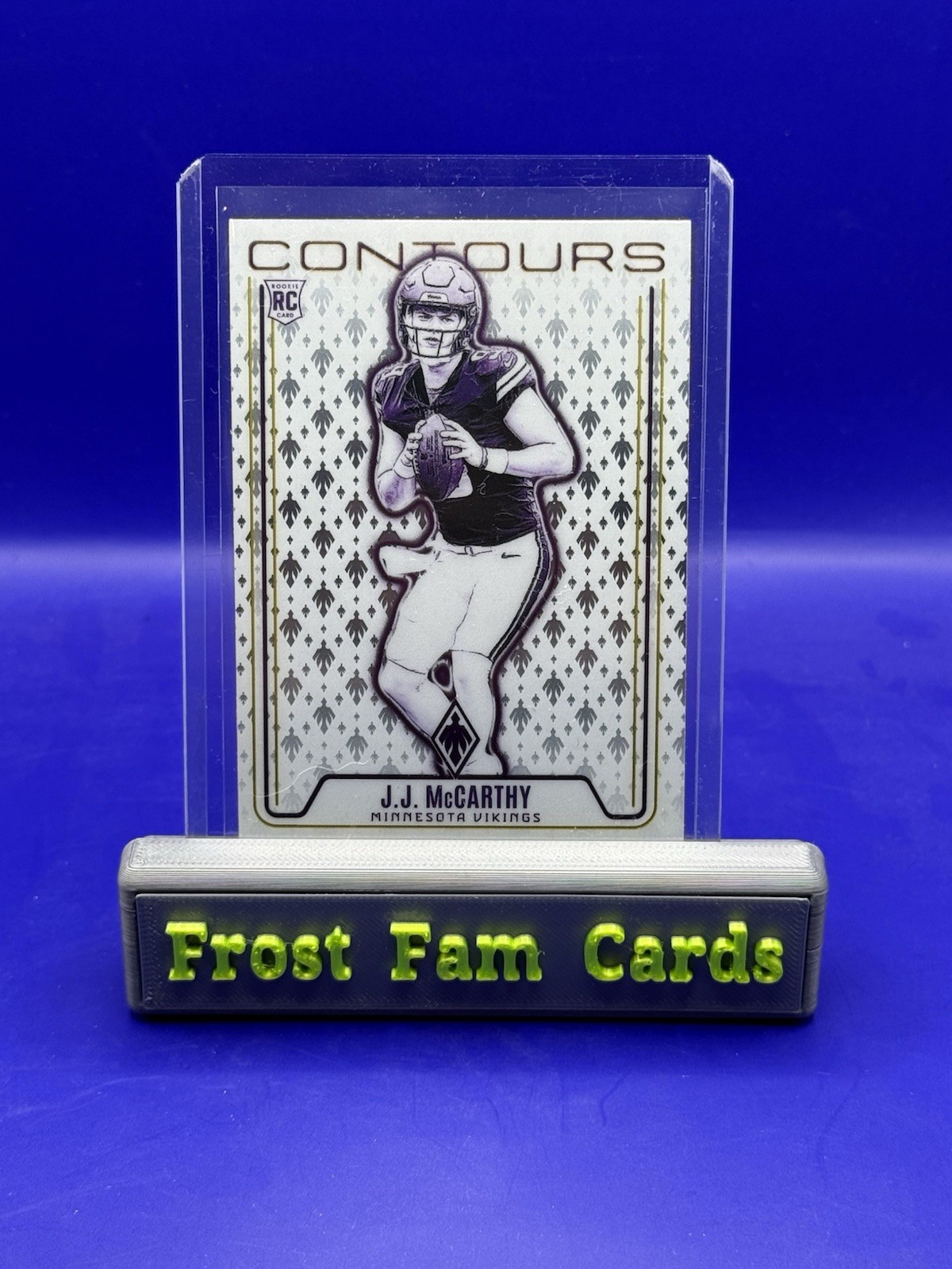 2024 Panini Phoenix - Contours J.J. McCarthy #CON-JMY (RC) Minnesota Vikings