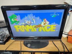Rampage 1989 Sega Genesis CIB Complete With Manual Tested Working Condition