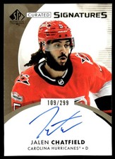 2023-24 SP Authentic Curated Signatures Autographed Jalen Chatfield Auto #SPC-JC