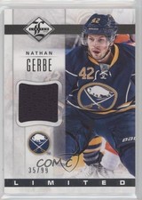 2012-13 Panini Limited Limited Jerseys 35/99 Nathan Gerbe #LJ-NG 0a4