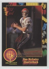 1991 Wild Card National Convention Prototypes Dan McGwire #Prototype-2 5h9