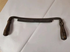 Vintage WITHERBY 9" Draw Knife Drawknife Antique Woodworking Tool Blade