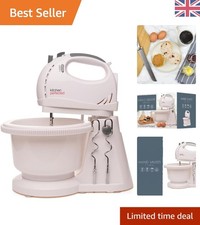 Image of Compact 300W Electric Stand Mixer - 2L Capacity with Dishwasher Safe Attachments