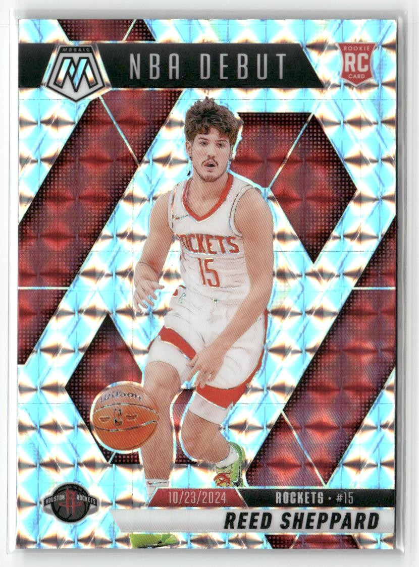 2024-25 Panini Mosaic #252 Reed Sheppard Mosaic