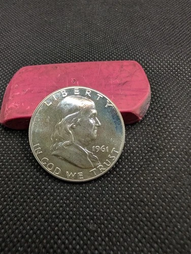 1961 Proof Franklin Half Dollar 90% Silver Ships Free