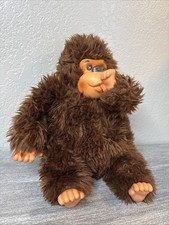 Vintage Russ Berrie Co. Gonga Thumb Sucking Monkey Gorilla Plush 10" Stuffed Toy