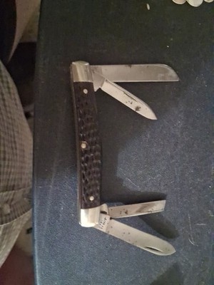 1973 CASE XX 64062 Four Blade Congress 7 Dot Pocket Knife Jig Delrin