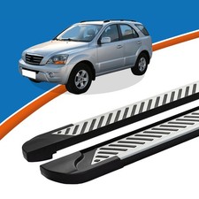 Trittbretter passend für Schweller Kia Sorento Baujahr 08/2002-11/2009 LINE Silb