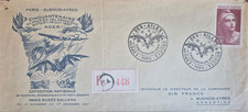 Enveloppe Expositions ailes brisées 1947