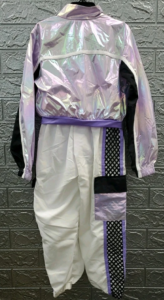 Nuevo Weissman Stop Drop Roll Una Pieza con Chaqueta Blanco/Púrpura Talla 6/6X Foto 3 de 4