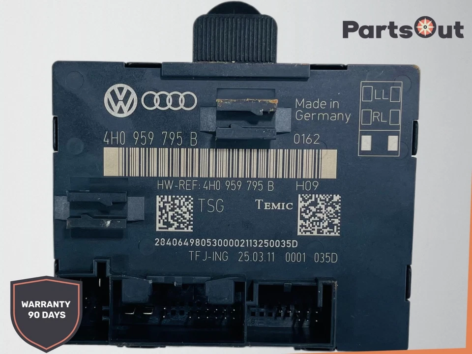 AUDI A8 A8L S8 2011-2014 MÓDULO VENTANA PUERTA TRASERA DERECHA O IZQUIERDA 4H0959795B OEM Foto 3 de 4