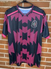Mexico National Team Jersey 2020/21 Home Black/Pink Soccer Shirt Men’s Medium