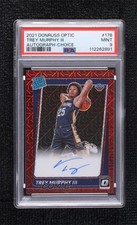 2021 Donruss Optic Choice Prizm Signatures Trey Murphy III PSA 9 MINT Auto 14t3