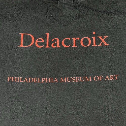 Vintage 90s Eugéne Delacroix - Arab Horseman T-Shirt Sz XL Art Tee - Picture 4 of 8