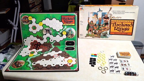 Vintage The Lord of the Rings Adventure Board Game 1979 Milton Bradley