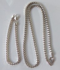 Elegantes FBM Friedrich Binder Schmuck-Set Venezianekette und Armband 925 Silber