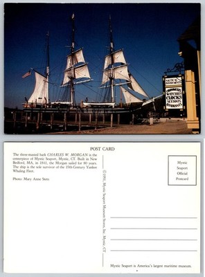CHARLES W. MORGAN Whaling Ship Mystic Seaport CT 1991 Nautical Instruments