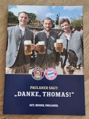Thomas Müller 25 Paulaner Magazin Sonderausgabe Danke Thomas 10.05.2025 Arena
