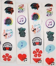 30 Music Themed Stickers/Scrapbooking/Crafts/Journals/Diary/Planner/0.5" to 0.9"