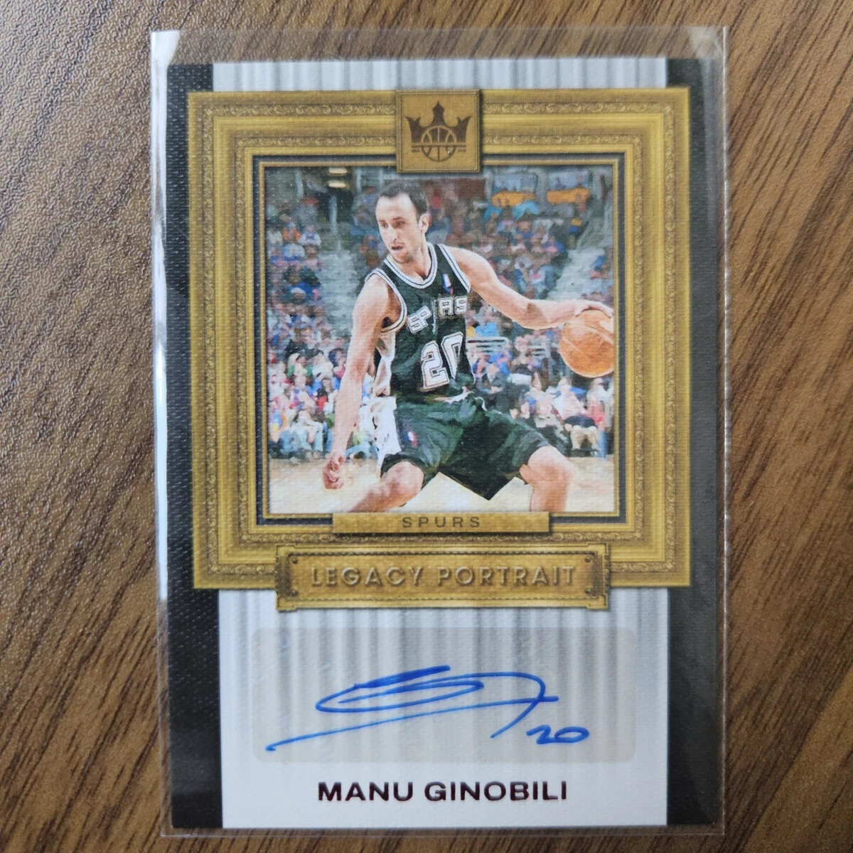 Panini Manu Ginobili Basketball Autographed Sports Trading Cards