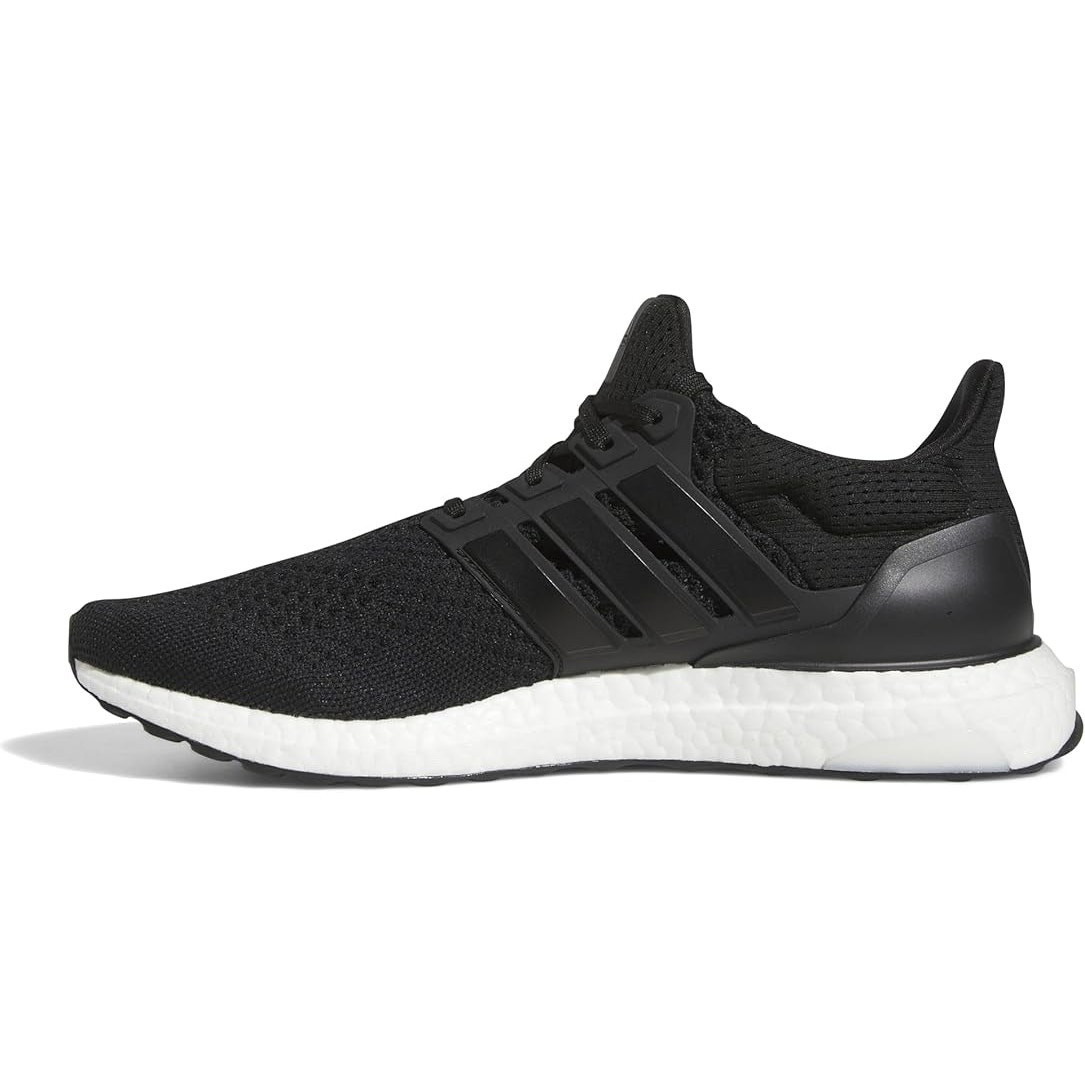 NWT adidas Men’s Ultraboost 1.0 Running Shoe Black/Black/Beam Green Size 8 thumbnail 2