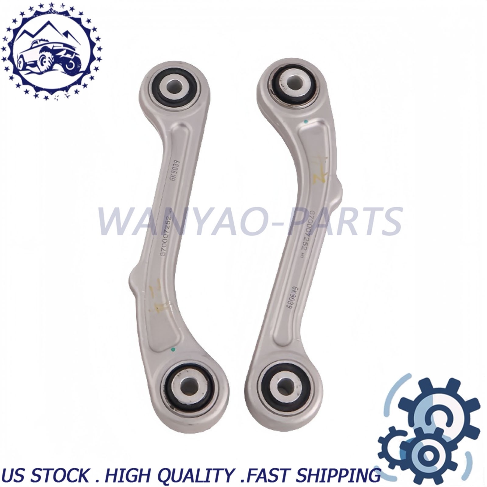 For Maserati Ghibli Quattroporte 2014+ 2X New Rear Upper/Lower Control Arms US