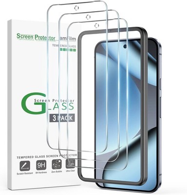 3 Pack Screen Protector for Google Pixel 10 Pro, Anti Scratch & Bubbles-Free