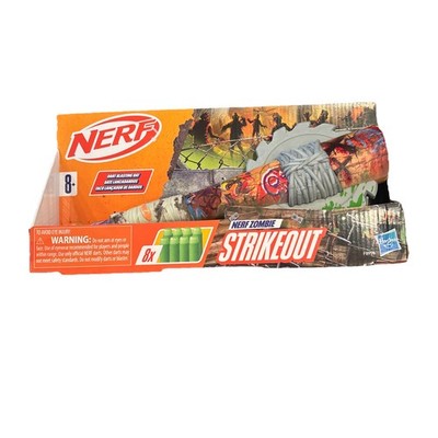 Nerf Zombie Strikeout Melee Dart Shooter Blaster 8 Nerf Elite Darts Foam Blade