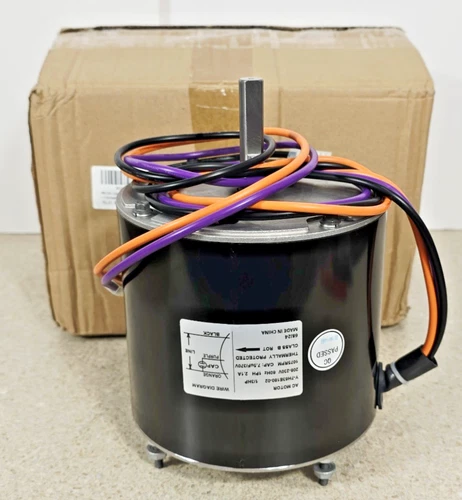 68J24 Compatible Condenser Fan Motor – Replaces for Lennox 68J2401, 1/3 HP