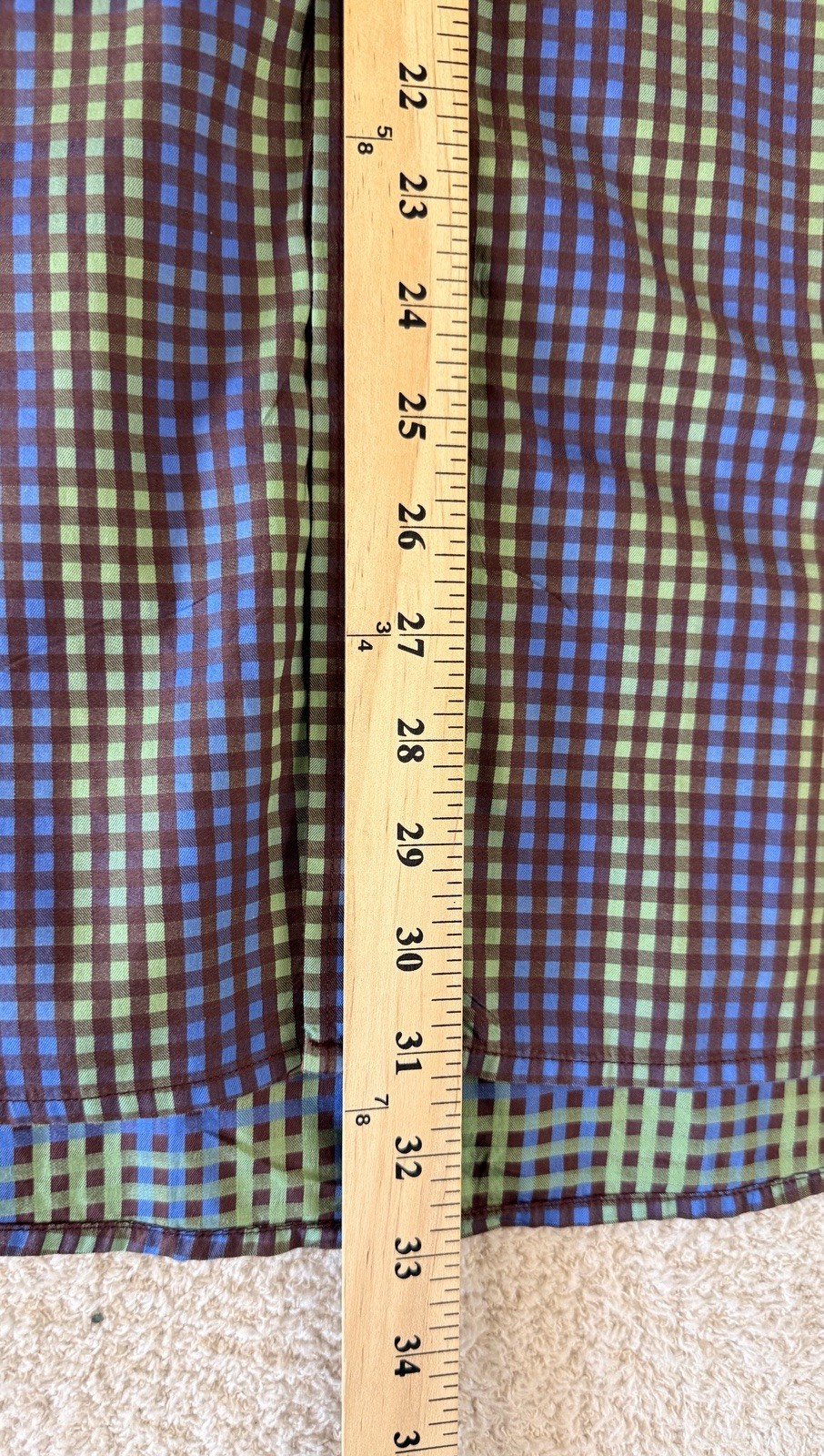 Robert Graham Gingham Checkered Button Up Dress S… - image 6