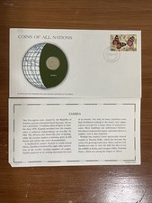 Zambia- five-ngwee coin - 1972 – Coins of All Nations Series – World Coin