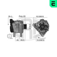 Lichtmaschine Generator Lima ERA 210054A FüR Fiat CitroËN Peugeot 14V Scudo Bus