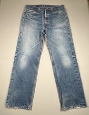 Vintage Levis 501xx Jeans Mens 36x32 Fits 32x28 Made in USA Button Fly 90s 95
