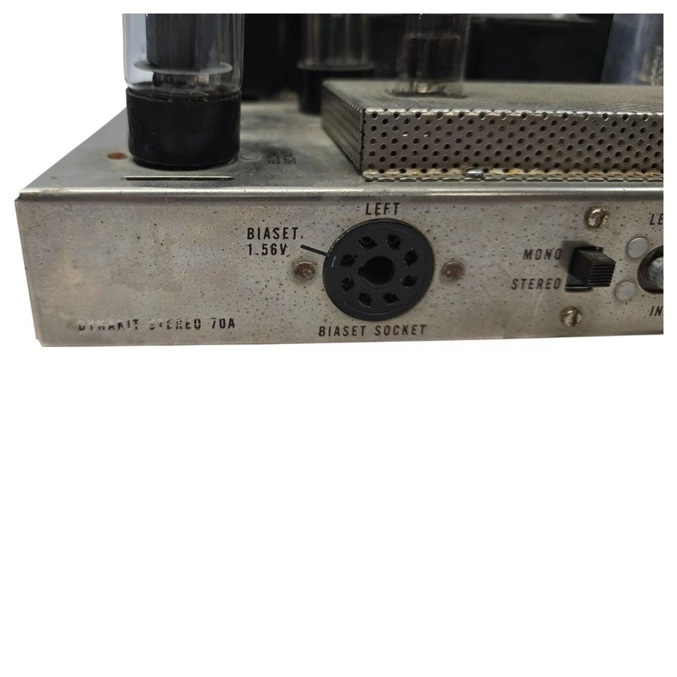 PARA REPARACIÓN DE REPUESTOS Amplificador de Tubo Dynakit Estéreo 70A De Colección - SIN PROBAR - ¡LEER MÁS ABAJO! Foto 2 de 4