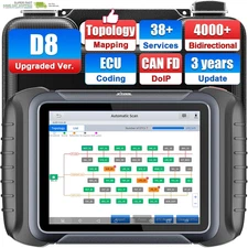 2025 Upgrade of D8, Bidirectional Scan Tool with 3-Year Update, Topology Mapping