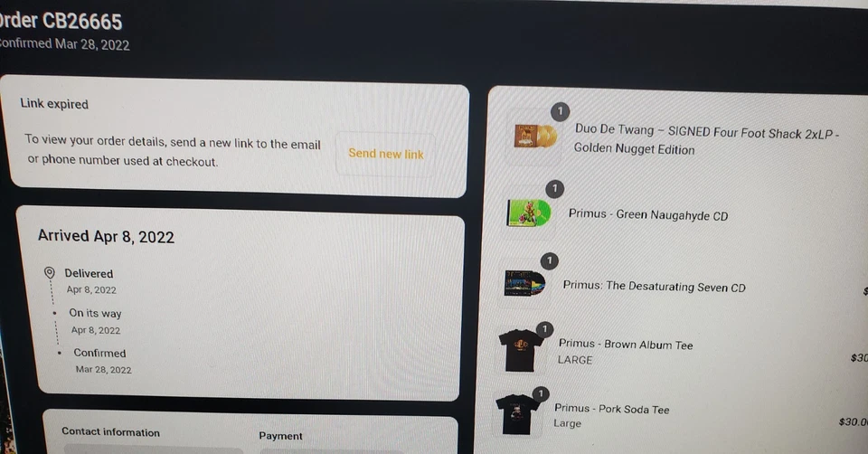 Primus SIGNED Autographed Les Claypool Duo De Twang Vinyl 2 LP - Auto W/ Proof - Image 4 of 4