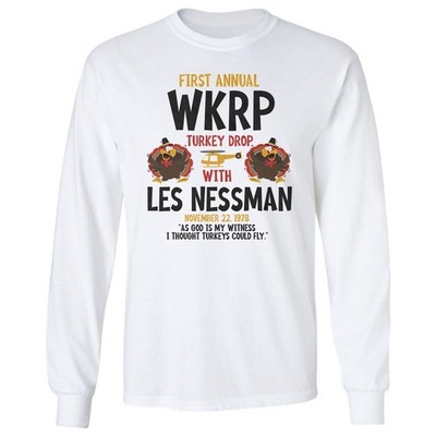 First Annual Turkey Drop � Funny Thanksgiving Long Sleeve T-Shirt