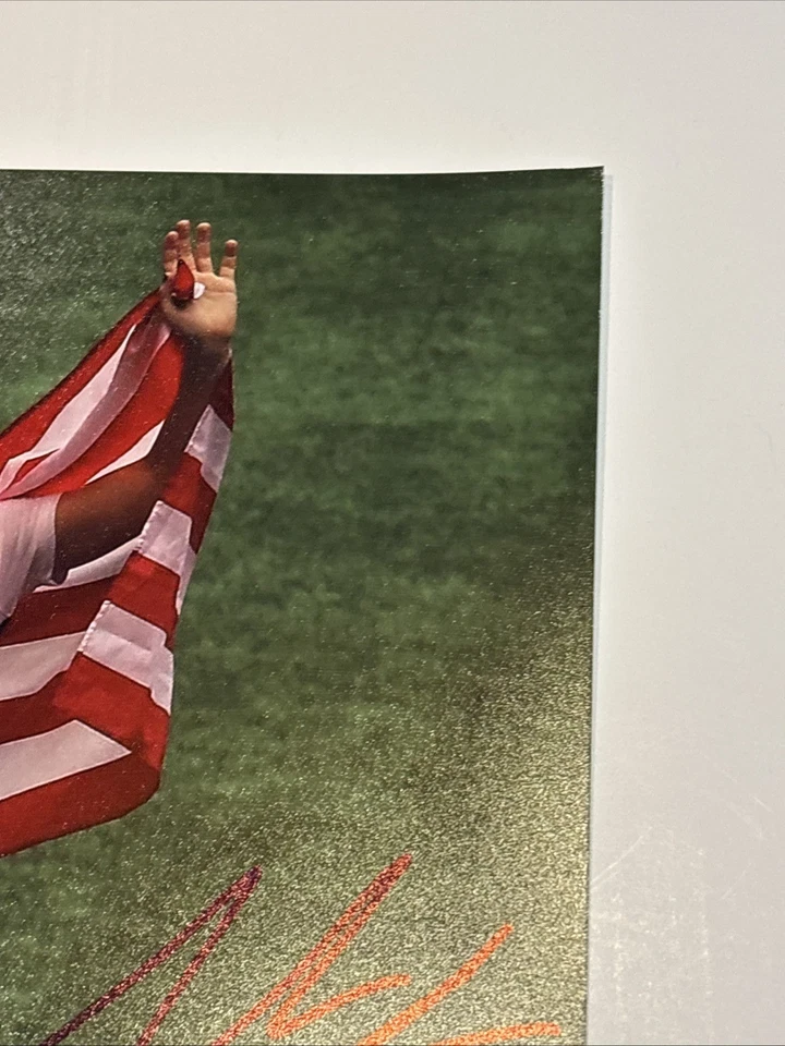 Foto firmada autografiada por Julie Ertz 8x10 certificado de autenticidad fútbol olímpico USWNT JOHNSTON Foto 4 de 4