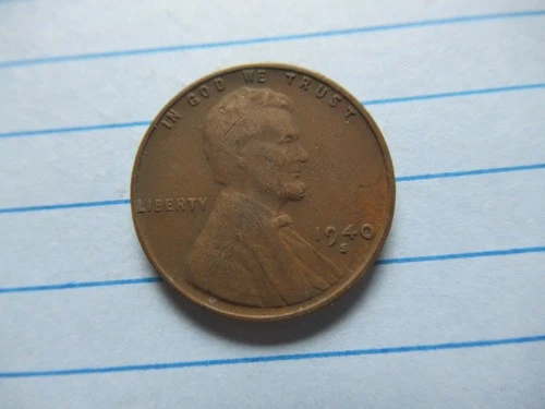 1940-S Lincoln Wheat Penny Cent F - VF FREE SHIPPING
